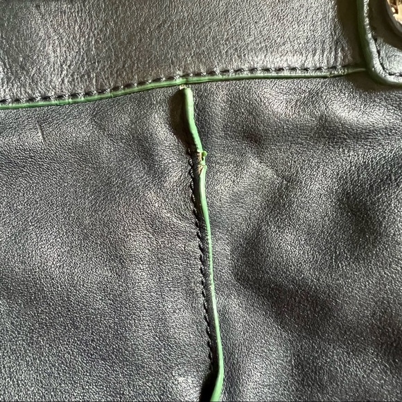 Banana Republic navy shoulder tote + dust bag - Picture 6 of 7